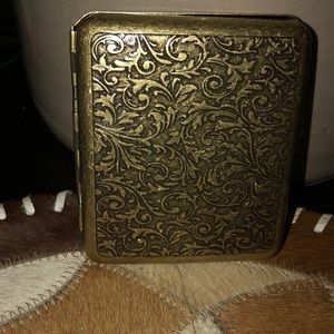Bronze cigarette case